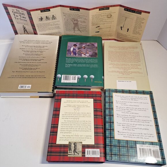 5 Golf Book Lot & Tee Time Tip Guide Lehman Leibman Feinstein Dodson Shipnuck - Picture 5 of 6